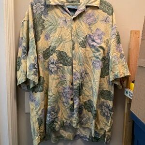 Floral Print Men's Shirt